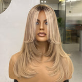 LUMIÈRE | VELVET LUXE LACE TOP WIG — ROOTED BALAYAGE BLONDE