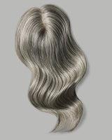 MAREN | SILVER GREY | DOUBLE MONO TOPPER | 3.5"X6.5"