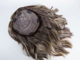 TESS | BRUNETTE HIGHLIGHTS | SILK TOP TOPPER | 8"X8"