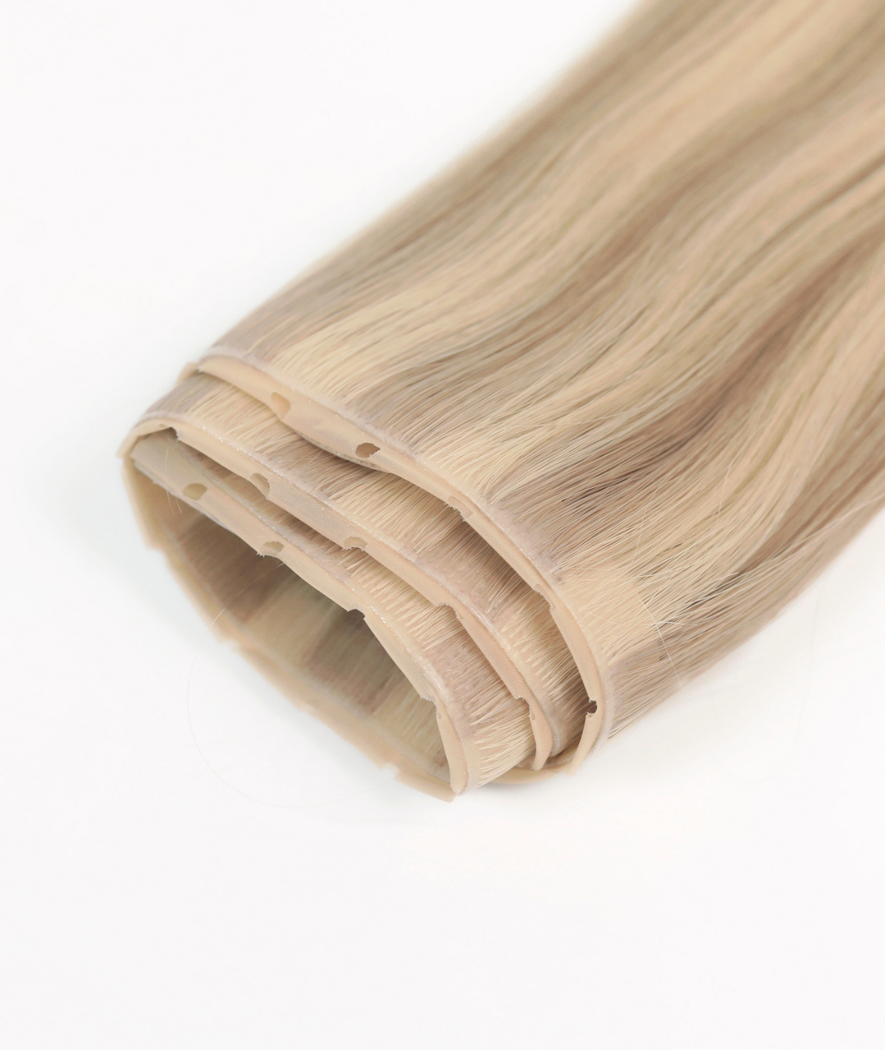 #18/613 Ash Blonde Highlights Invisi Butterfly Weft™ Hair Extensions - PureDivineHair
