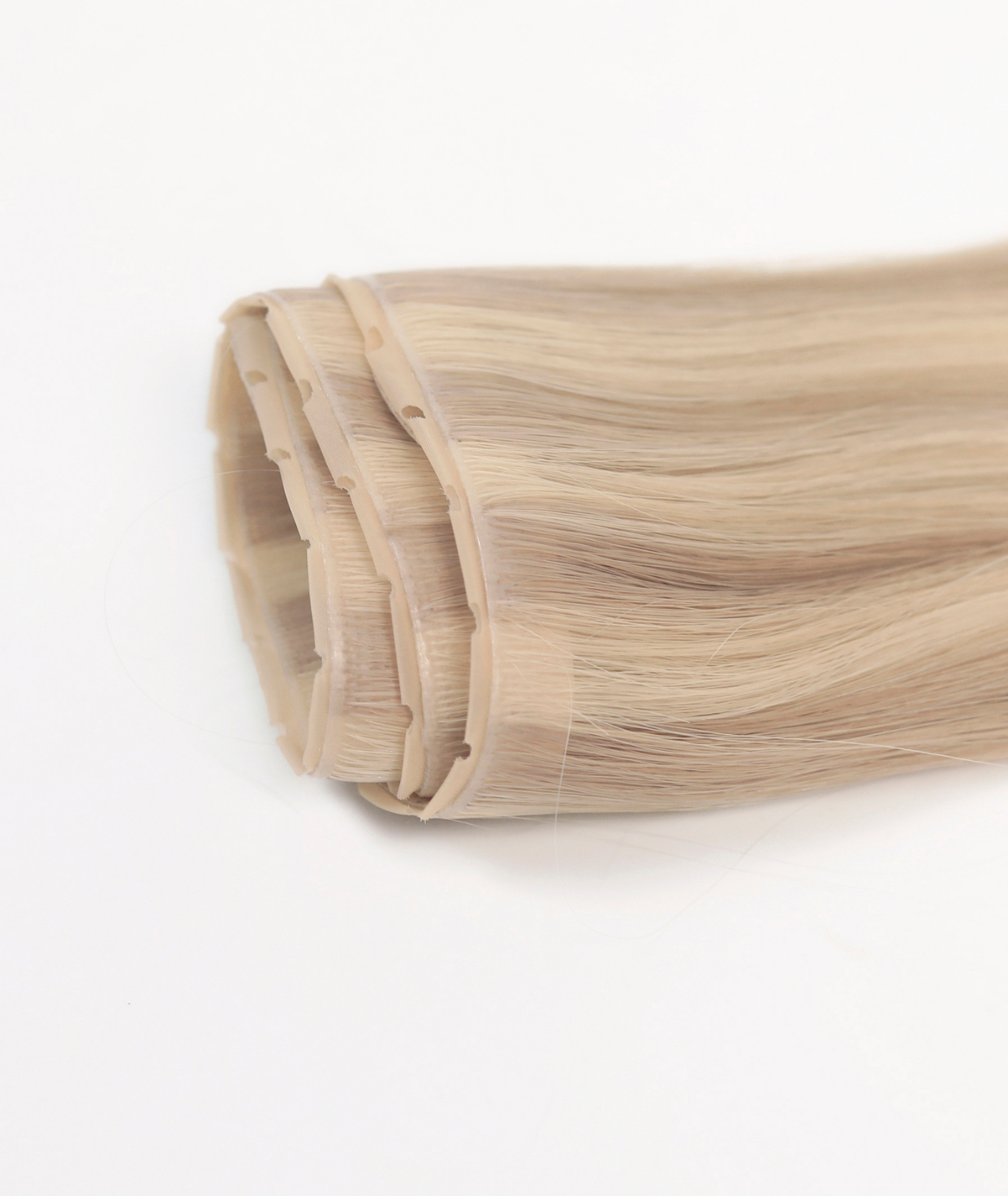 #18/613 Ash Blonde Highlights Invisi Butterfly Weft™ Hair Extensions - PureDivineHair