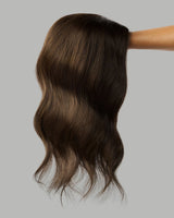 GRACE | WARM DARK BROWN | DOUBLE MONO TOPPER | 5"X6.5"