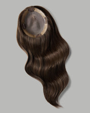 GRACE | WARM DARK BROWN | DOUBLE MONO TOPPER | 5"X6.5"