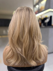 BRYNN | VELVET LUXE LACE TOP WIG — ROOTED WARM BLONDE