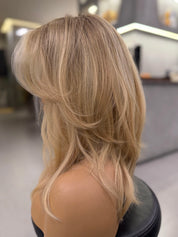 BRYNN | VELVET LUXE LACE TOP WIG — ROOTED WARM BLONDE
