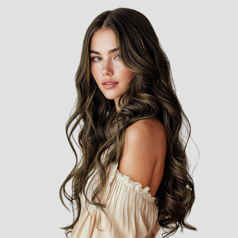 machine-woven hair - PureDivineHair