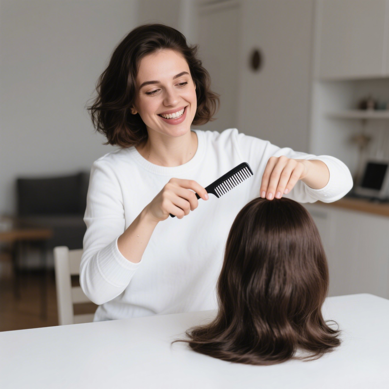 machine-woven hair - PureDivineHair